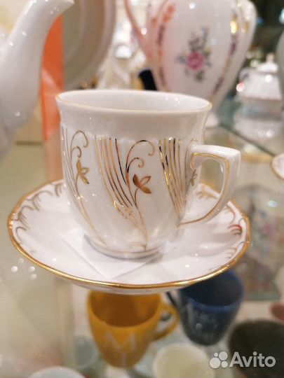 Чашка кофейная с блюдцем Вербилки Гарднер