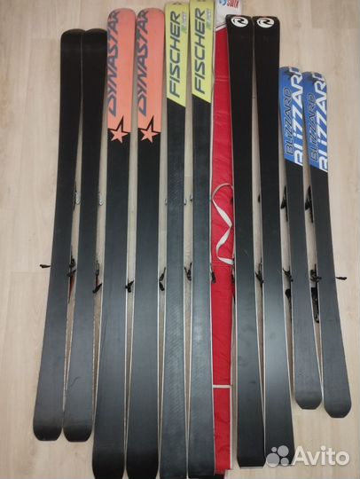 Горные лыжи 135-188, ботинки 36-45 палки