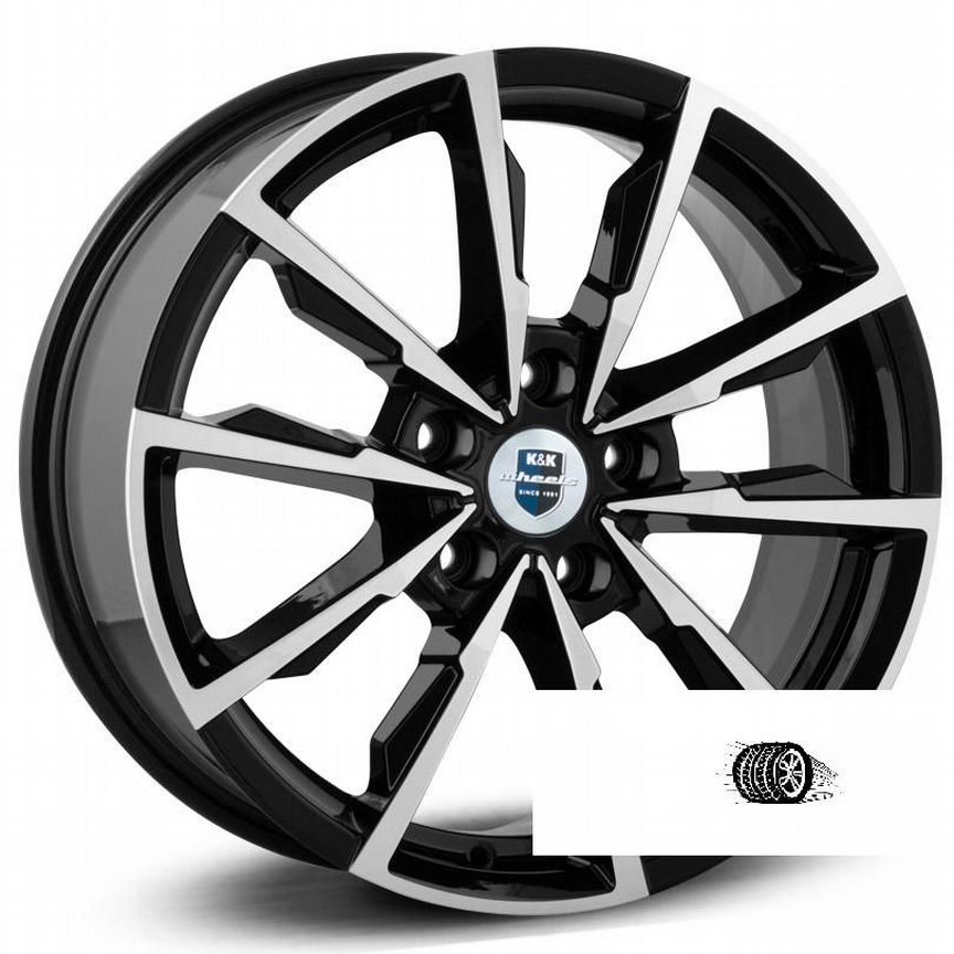 Литые диски K&K 7.5×R17 5×114.3