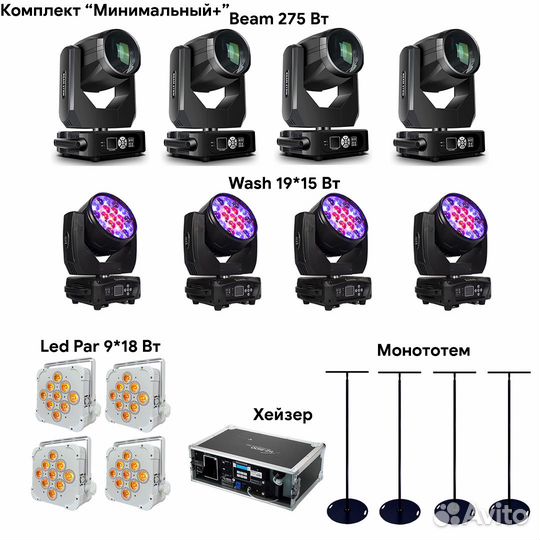 Аренда светового оборудования на свадьбу, юбилей