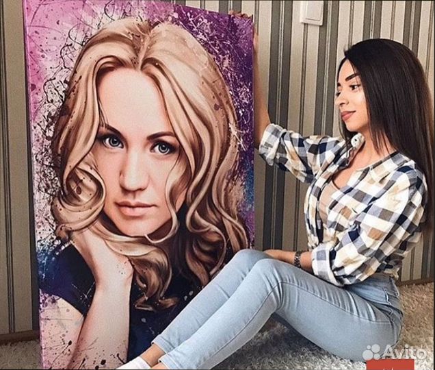 Портрет на холсте 60х80