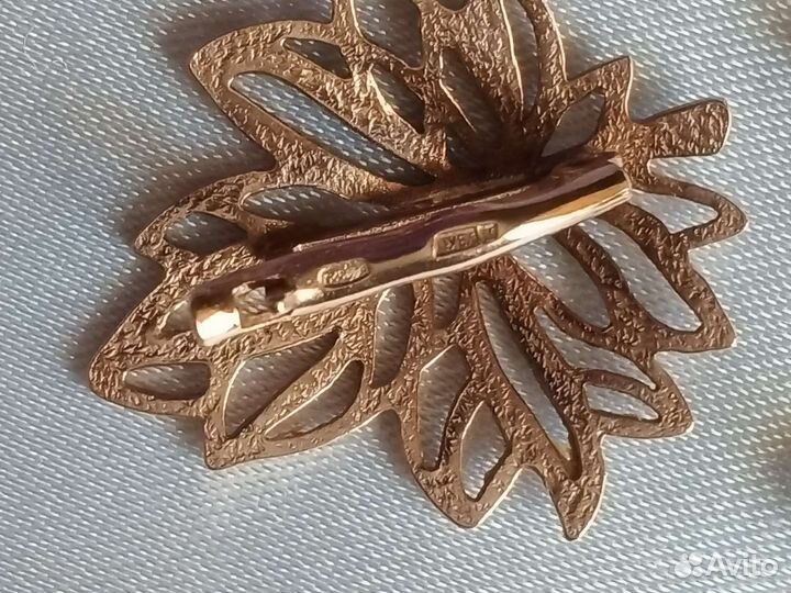 Серьги и подвеска серебро в позолоте