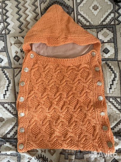 Тёплый конверт для новорожденного