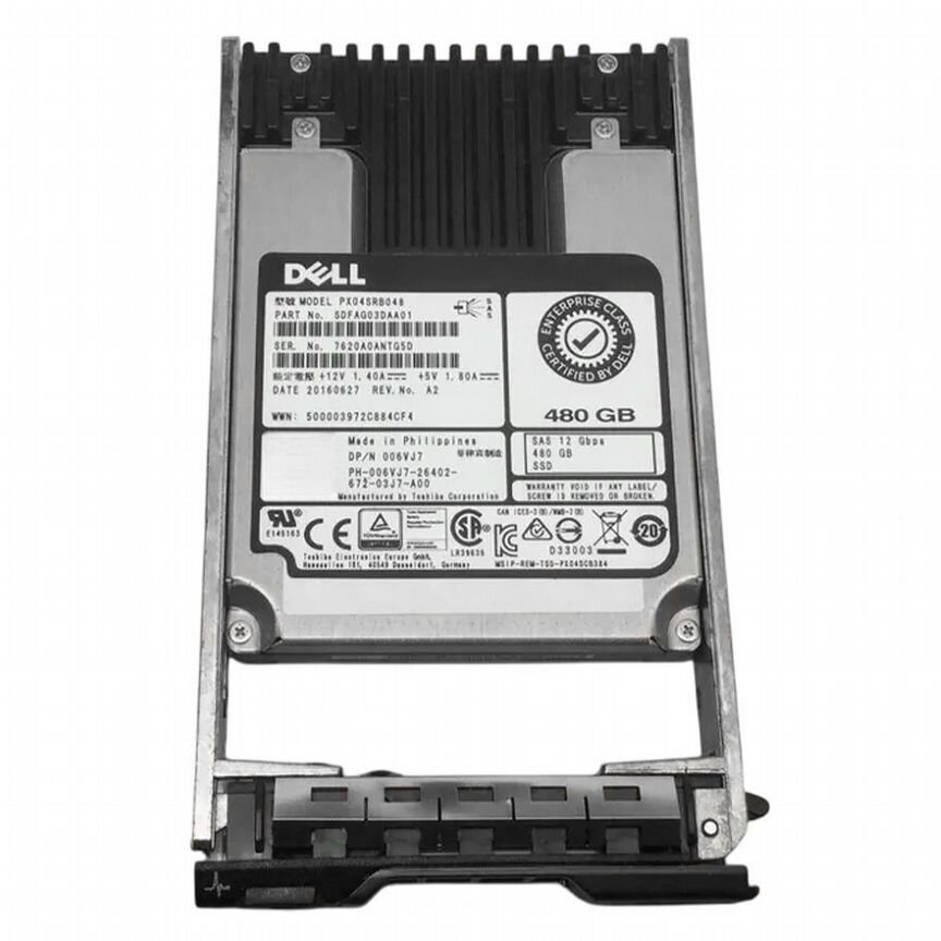 [06VJ7] Жесткий Диск Dell 480gb Sas 2,5" Ssd 06vj7