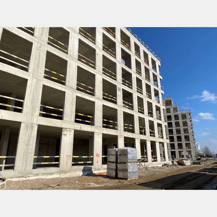 1-к. апартаменты, 43,7 м², 6/8 эт.
