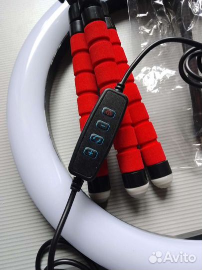 Кольцевая лампа 26 см на штативе