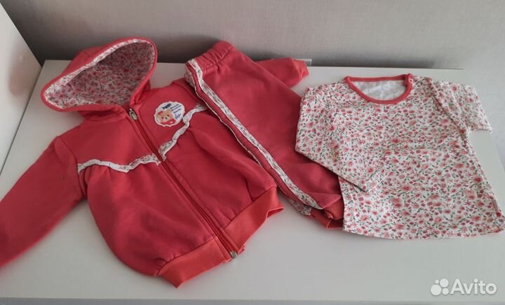 Вещи на девочку пакетом 68 74