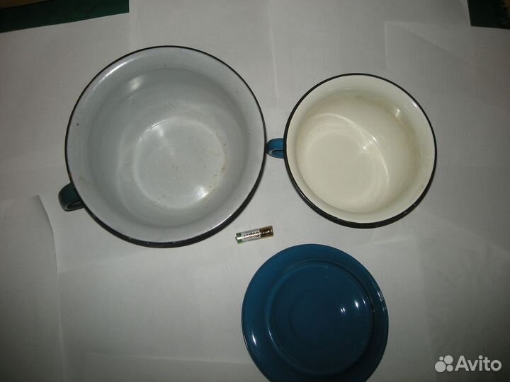 Ночной горшок СССР эмалированный ночная ваза