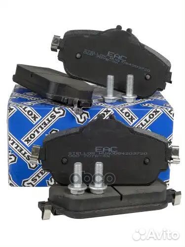 Колодки с антискрип.пл.mercedes W205 C180