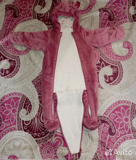 Костюм для девочки демисезон 74см (+комбез 68см)