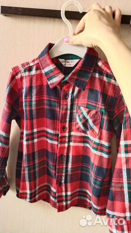 Рубашка новая на мальчика 4-5 лет