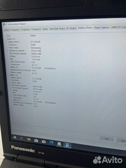 Panasonic Toughbook CF-54 MK2 тачскрин