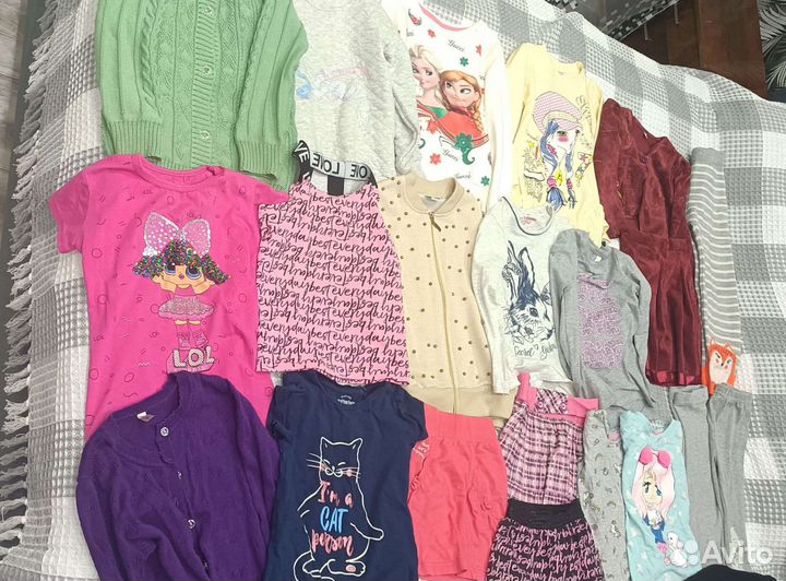 Пакет вещей для девочки 116