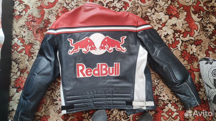 Мотокуртка кожаная мужская 56