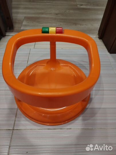 Ванночка для купания с горкой, стульчик