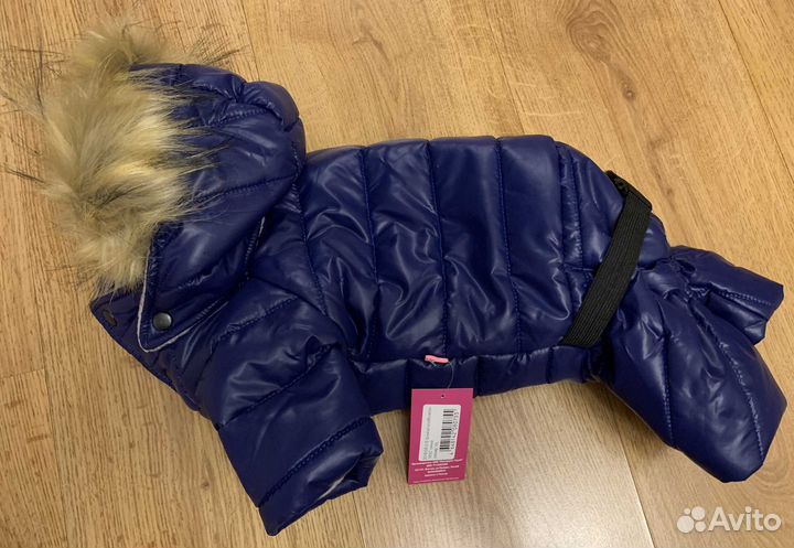 Зимний комбинезон для собак (девочка). Новый