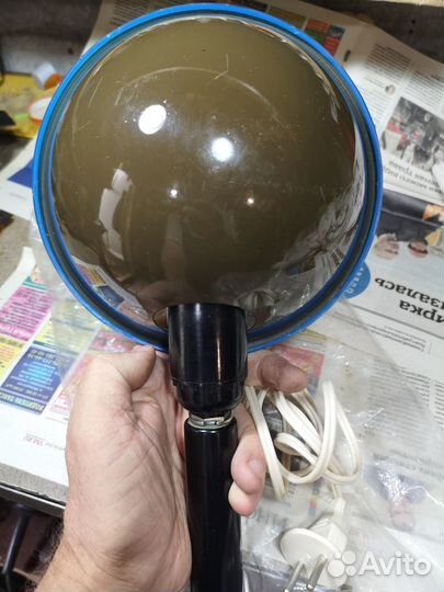 Синяя лампа для прогревания