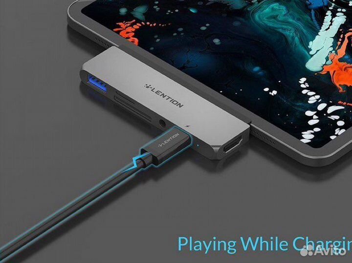 Lention USB C Hub for New iPad Pro/ Air, with hdmi