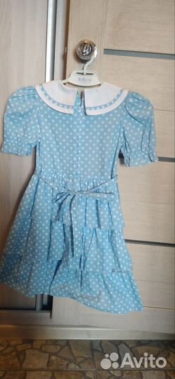 Платье в горошек для девочки