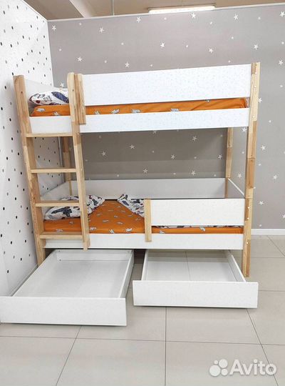 Детская двухъярусная кровать джой