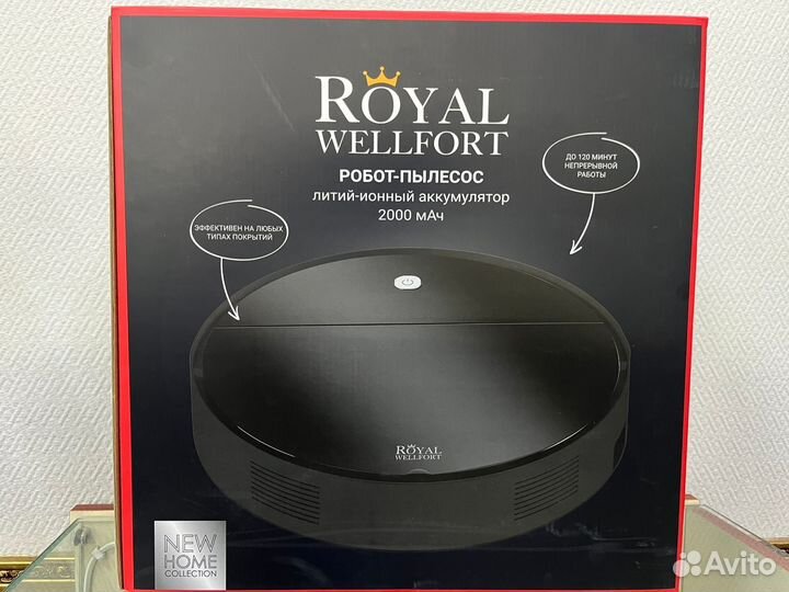 Робот пылесос новый royal wellfort