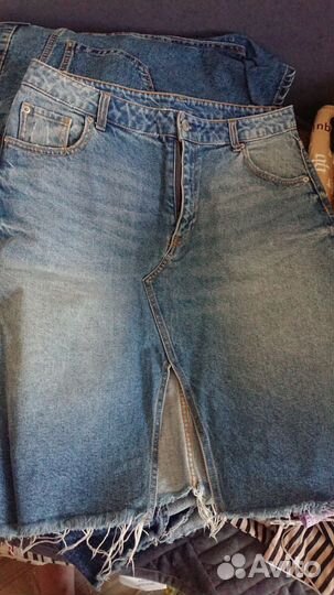 Джинсовая юбка нм