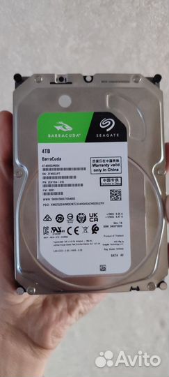 Жесткий диск Seagate Barracuda 4tb