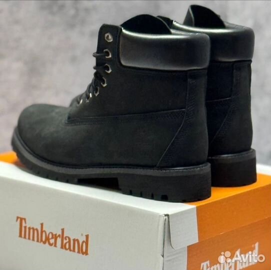 Ботинки Timberland чёрные демисезонные