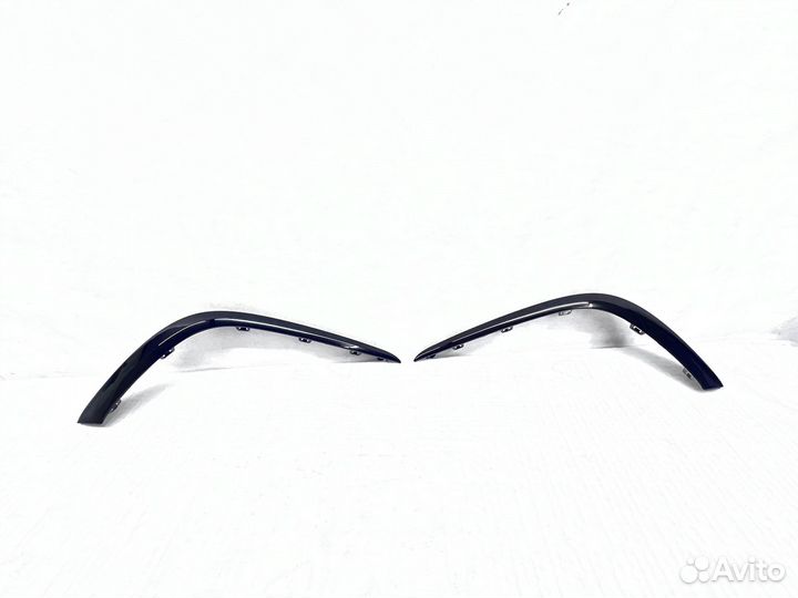 Накладка бампера w213 рестайлинг