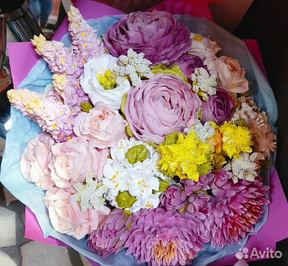 Букет из зефира