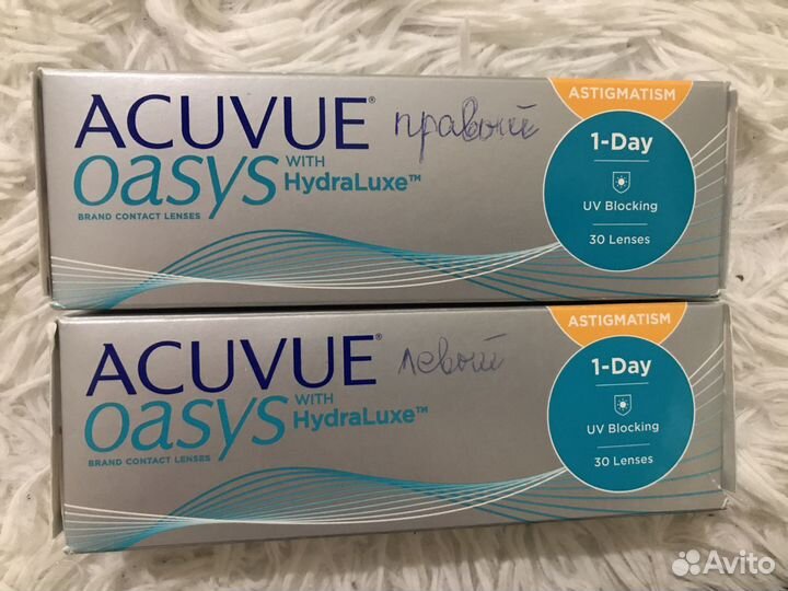 Линзы Acuvue Oasys для астигматизма