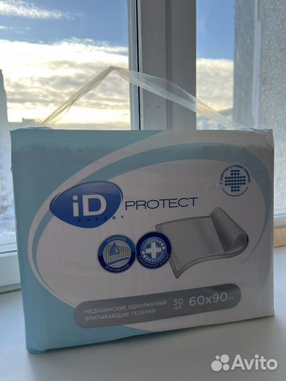 Пеленки одноразовые 60х90 30 штук