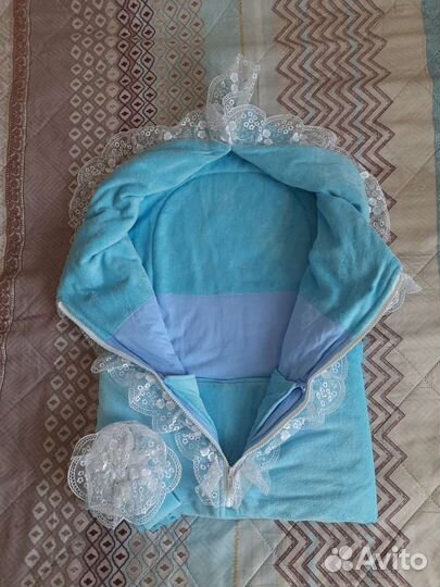 Конверт на выписку для мальчика весна осень зима