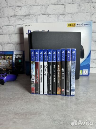 Ps4 slim 100игр / гарантия