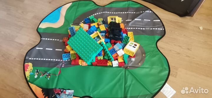 Lego duplo разные наборы+коробка-коврик