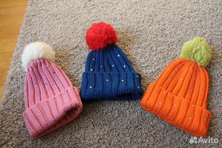 Демисезонная шапка 1-1,5 года