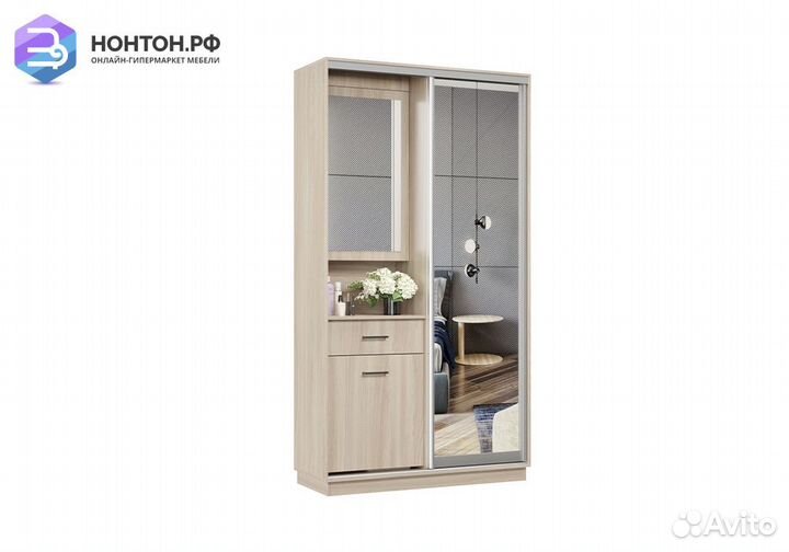 Прихожая-купе Мэн ясень шимо светлый