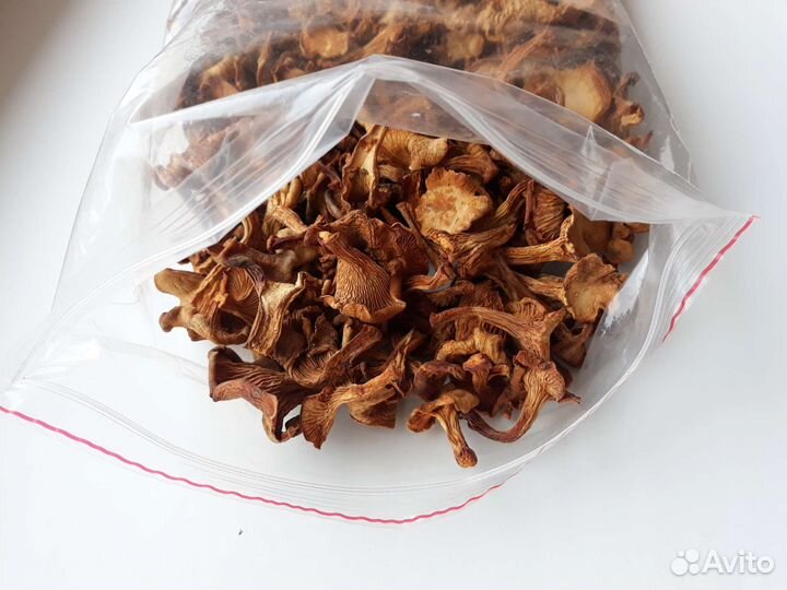 Сушеные грибы Лисички