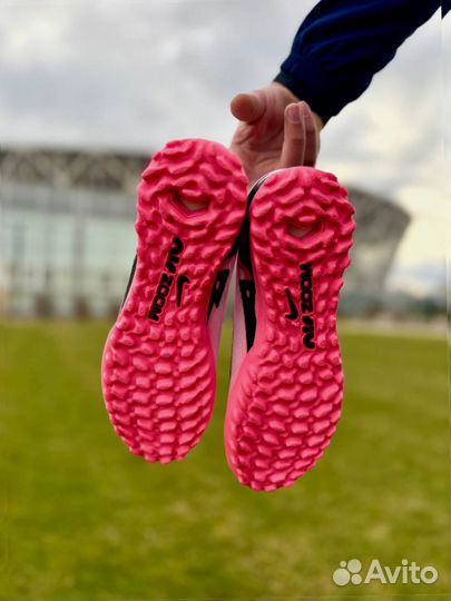 Сороконожки Nike Mercurial Air Zoom Pink&Black