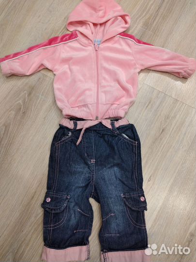 Фирменные вещи на девочку пакетом от3мес до 1 года