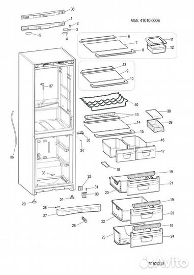 Запчасти для холодильника Индезит
