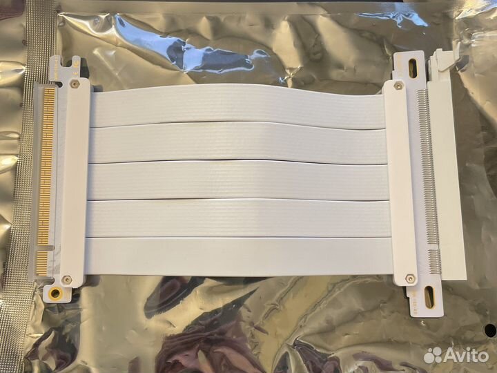 Райзер pcie 4.0 x16 15см шлейф для видеокарты