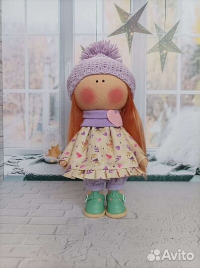 Текстильная интерьерная кукла