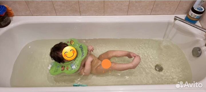 Круг для купания и акваковрик развивающий