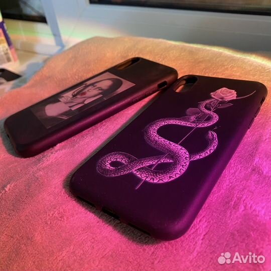 Чехол на iPhone XS силиконовый