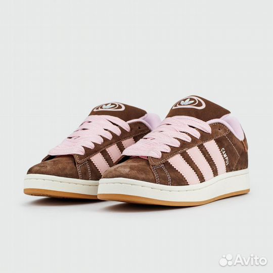 Кроссовки Adidas Campus 00s Brown / Pink Suede Wmn