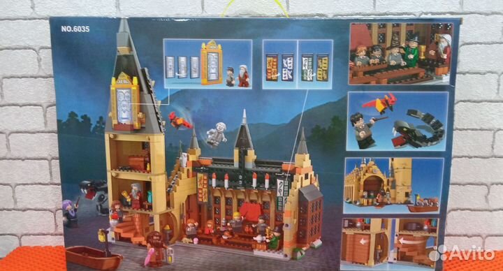 Конструктор Гарри Поттер Большой зал Хогвартса