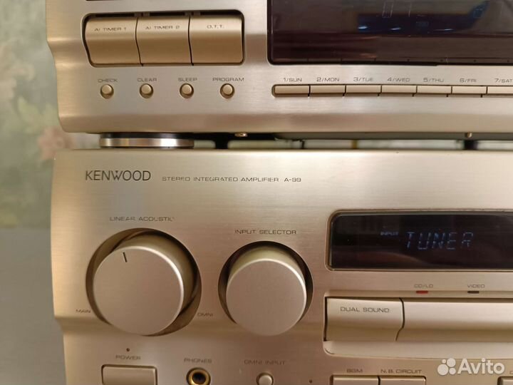 Усилитель Kenwood A99 + тюнер T-99. Japan