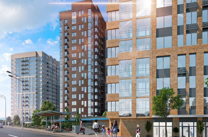 2-к. квартира, 49,8 м², 9/17 эт.