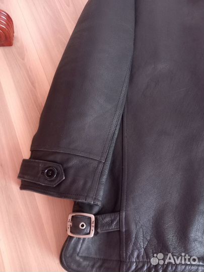 Кожаная куртка мужская 54 56